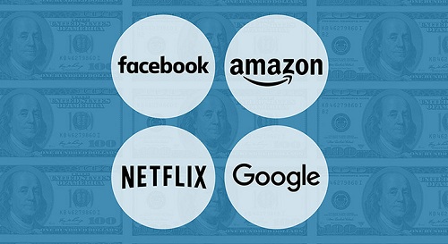 The 4 big tech companies lead the markets up